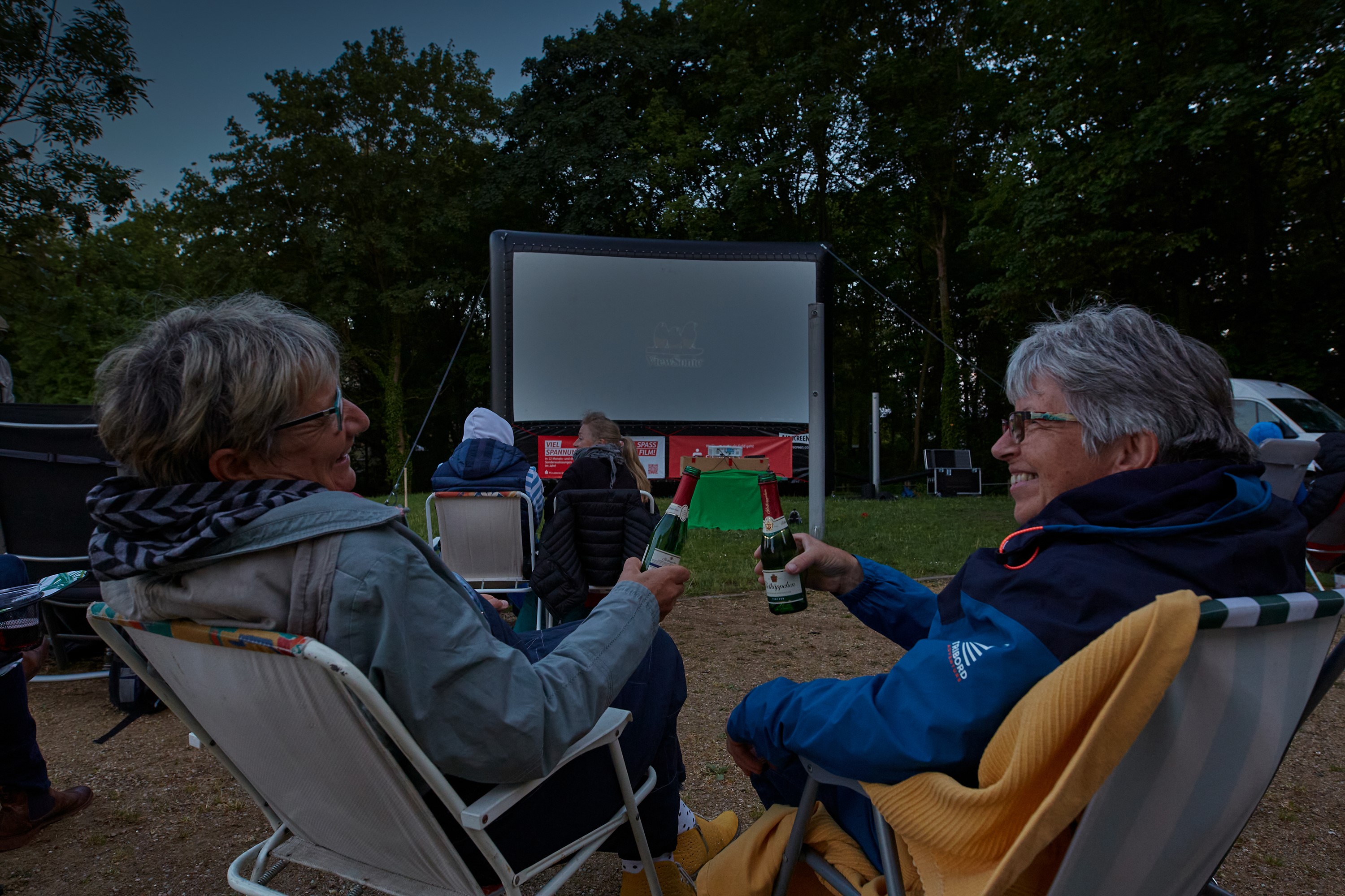 Freilichtkino im Strandbad Bötzsee