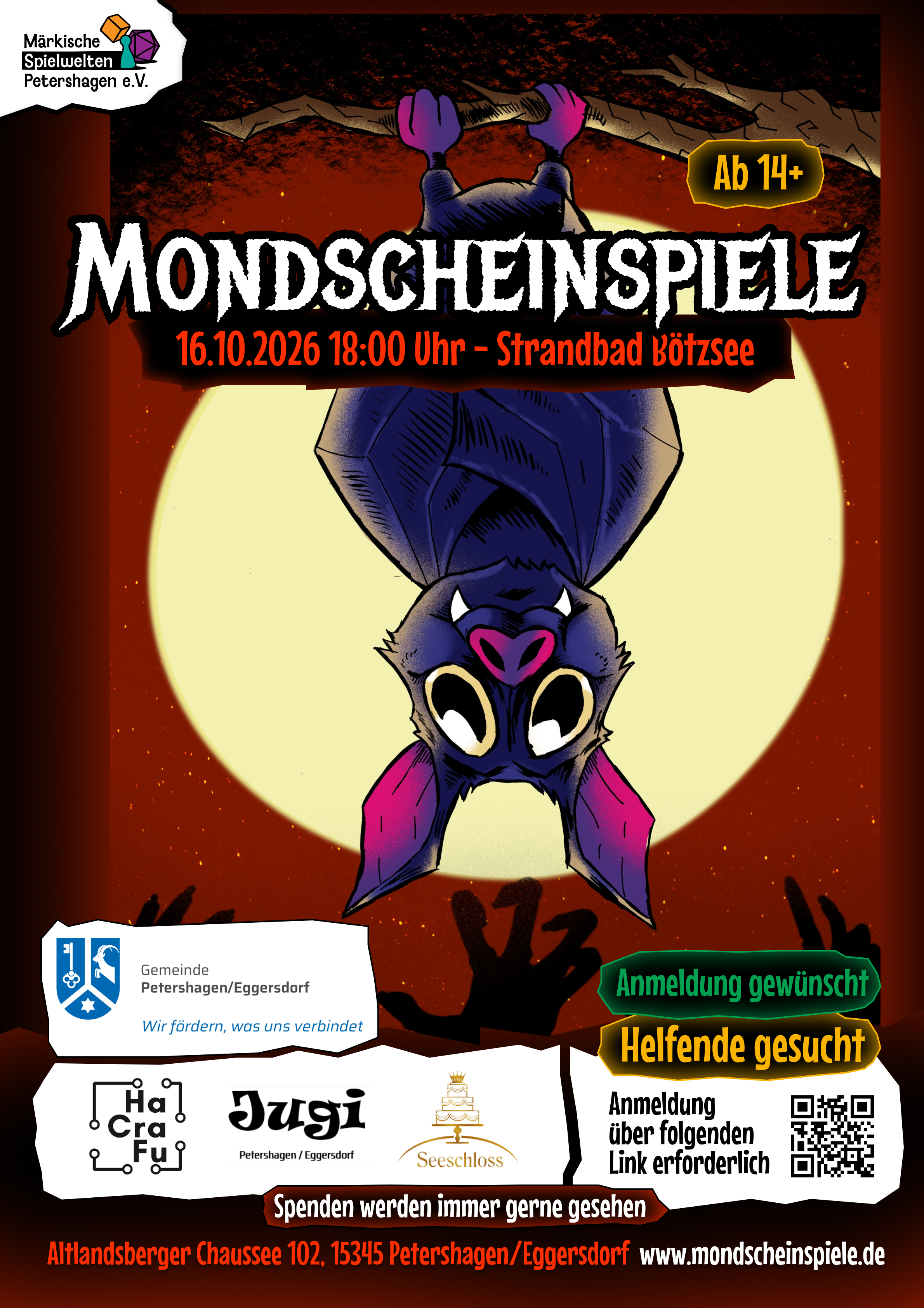Plakat der Mondscheinspiele Plakat der Mondscheinspiele